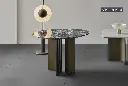 Nassau Marble Side Table – Round Designer Accent