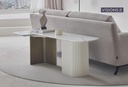 Dallas Sofa-Back Table - Marble