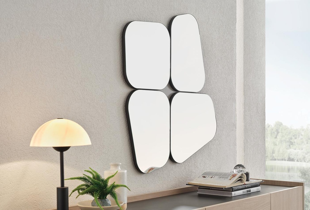 TERRA MIRROR AMORF FORM SET OF 4