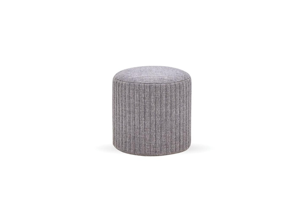 LORETO Fabric Round Ottoman