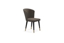 Dorian Nubuck Brown Dining Chair