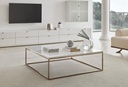 LEGATO White Minimalist Coffee Table