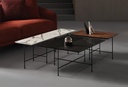 SOLARO RECTANGLE COFFEE TABLE ANTHRACITE