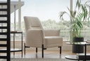 Terra Grey Linen Accent Armchair