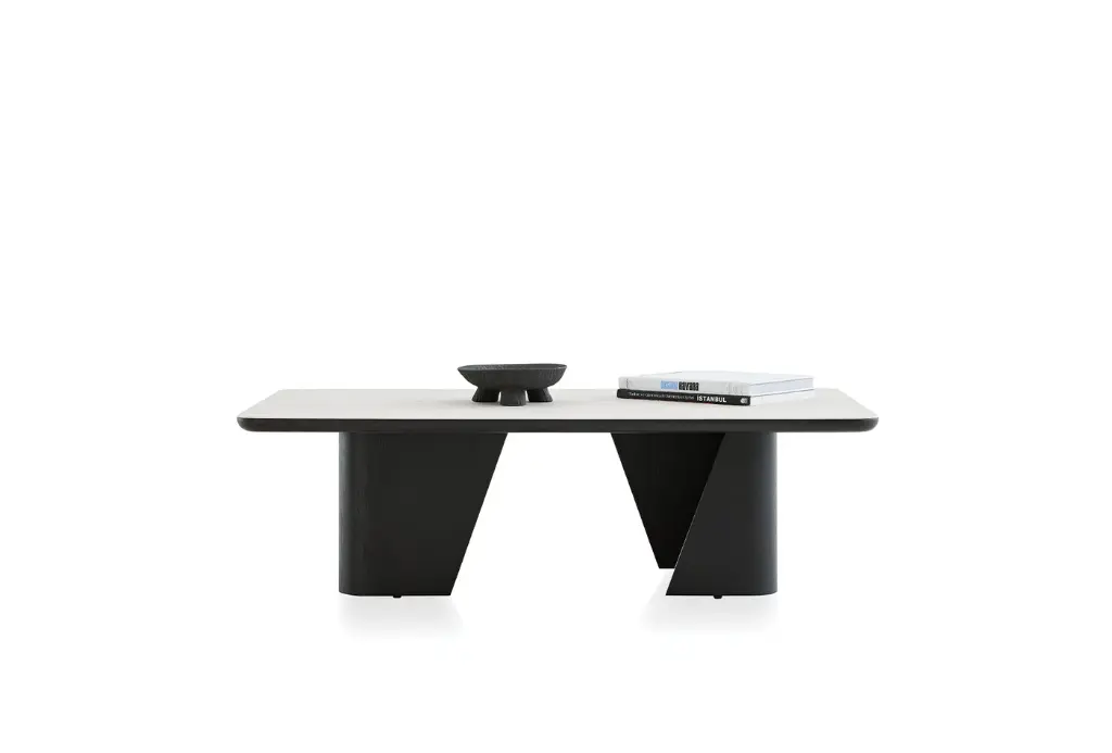 Austin Ceramic Top Dark Oak Coffee Table