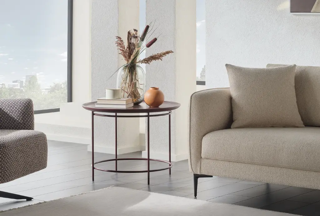 Parma Burgundy Side Table