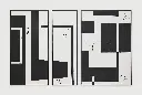Muse Hand-Painted Black & White Triptych