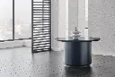 Malena Round Blue Coffee Table - small