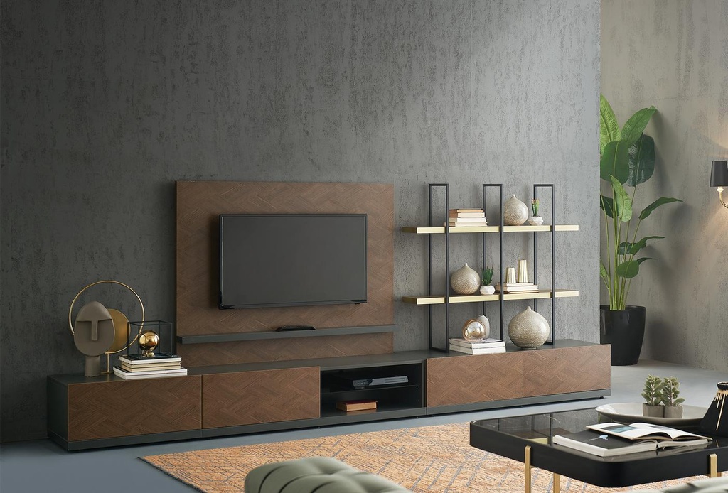 Dorian Modular Entertainment TV Unit with Shelves and Drawers